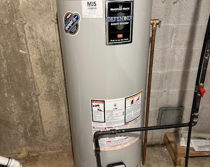gas water heater installation in basement