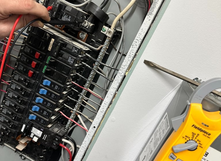 electric panel repair by licensed technician