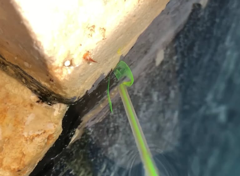 injection colorant tracant detection fuite carrelage piscine