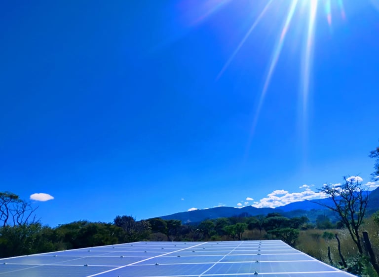 paneles solares para equipo de bombeo