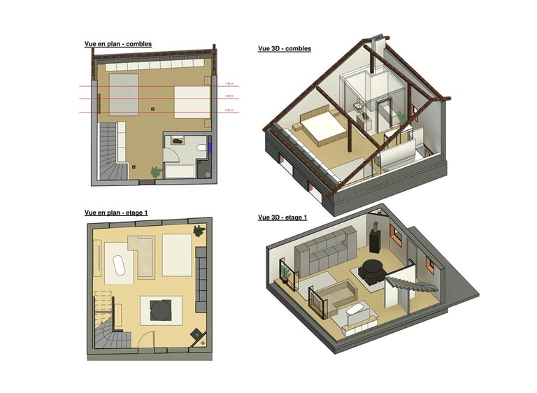 modélisation 3d plans