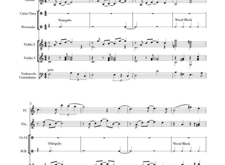 Imagem: parte completa de "Eterno retorno" do livro "violão em letra e música".