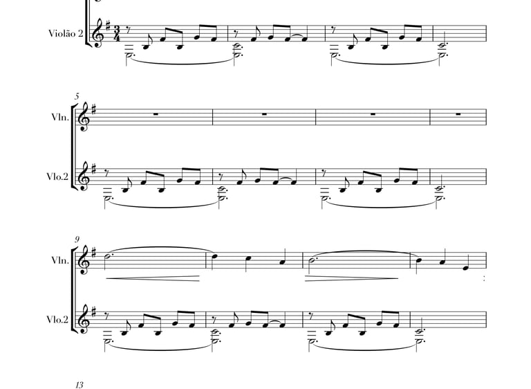 Imagem: parte completa de "Acorda e vê" do livro "violão em letra e música".