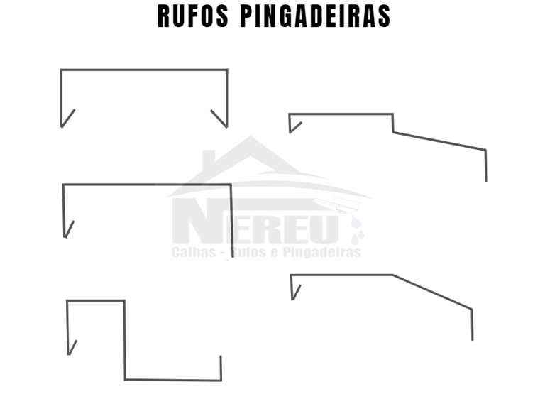 Modelos de rufos pingadeira