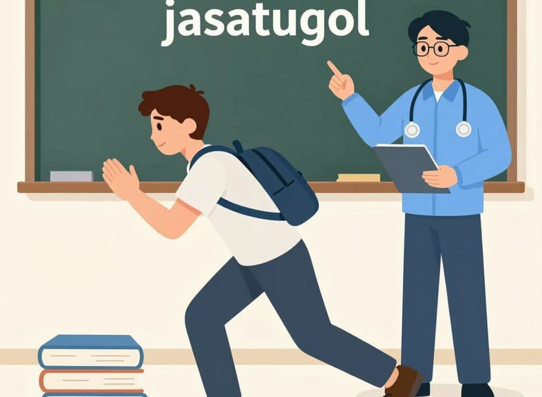 Dashboard screen showing progress tracking of assignments