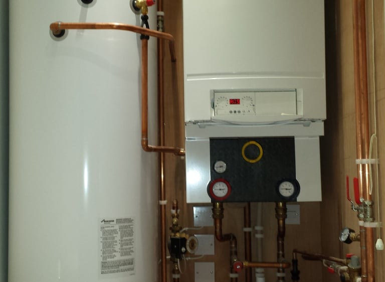 Worcester Bosch cylinder installation Umberleigh