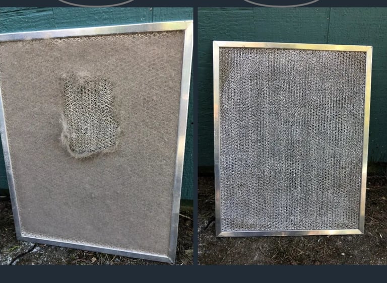 Completely blocked Air Filter and the result of mai cleaning it