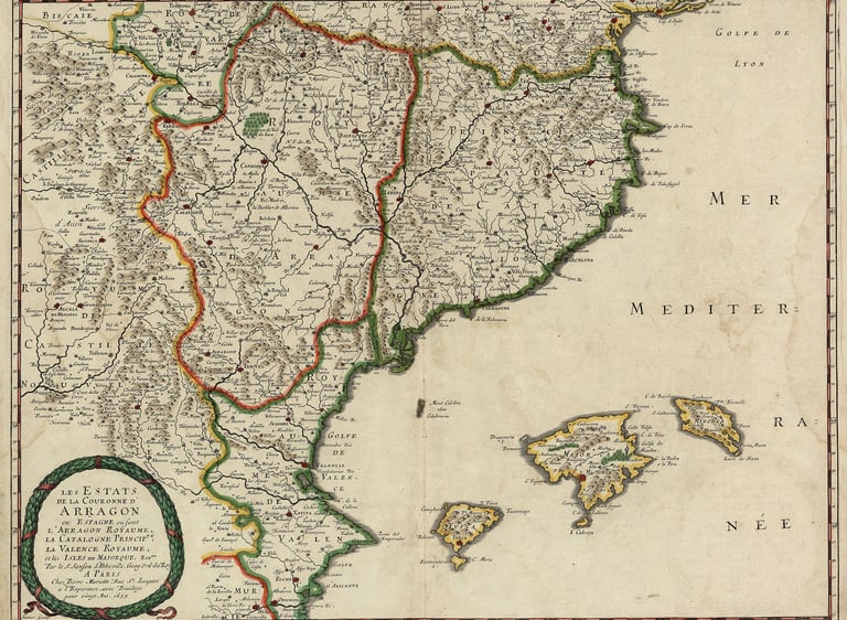 Les états de la couronne d'Aragon