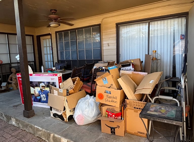 Bottom Floor Apartment Full of Junk 