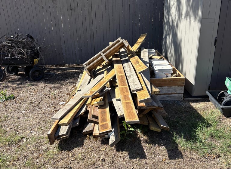 Scrap Wood In Need Of Junk Removal in 1604