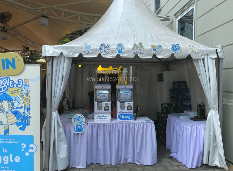 Sewa mesin gacha kecil sedang besar