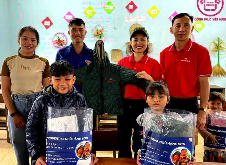 Hoạt động thiện nguyện của đội ngũ Prudential Ngũ Hành Sơn tại Đà Nẵng