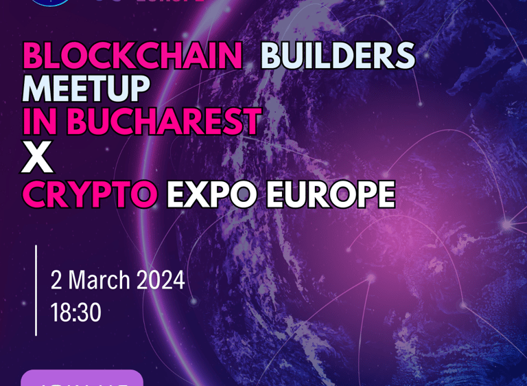 blockchain builders in Bucharest announcement