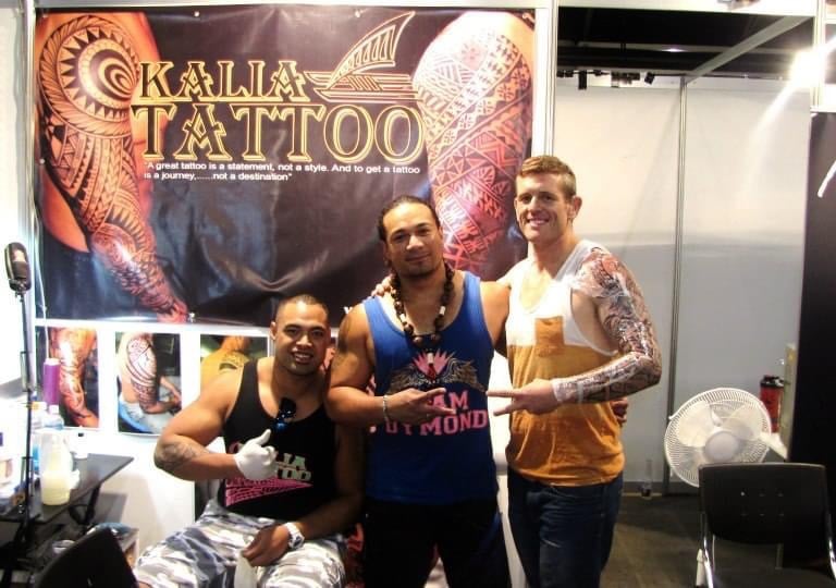Polynesian tattoo artist Carl Cocker, Vili  Cocke, Sydney Tattoo Convention, Team Dymond