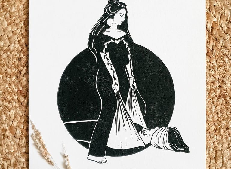 Affiche illustration soin rebozo