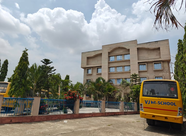VJ Sachdeva School with Bus