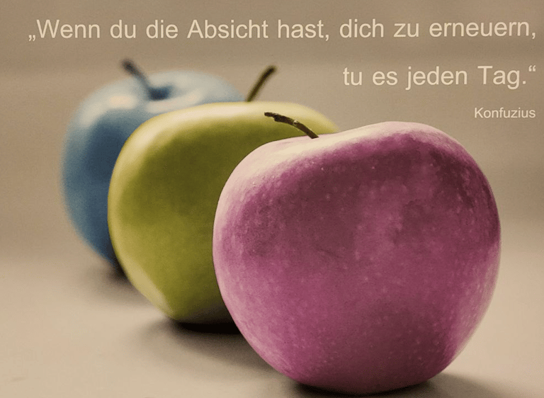 drei Äpfel - Kunfuzius