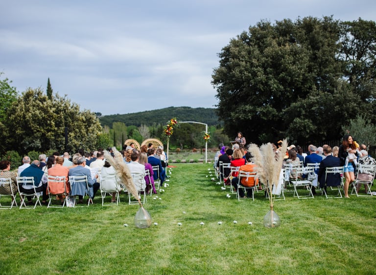 animation de cérémonie laïque en provence par une wedding planner B free Events
