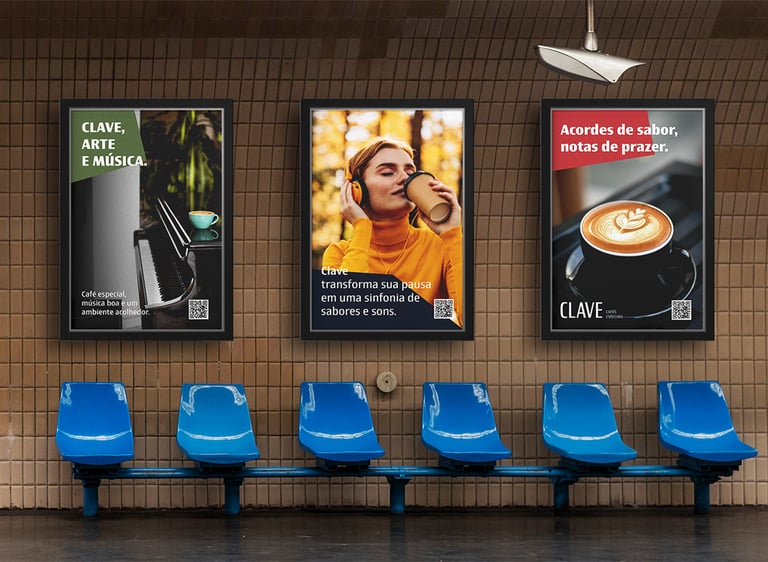 clave cafés @nemachadodesign identidade visual cafeteria