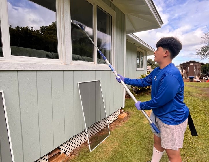 Trusted window cleaning service on Oahu