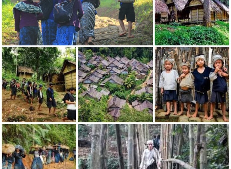 Baduy tribe in Banten Indonesia 