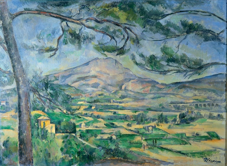 Mont Sainte-Victoire with Large Pine, Paul Cézanne, c.1887, Courtauld Gallery, London