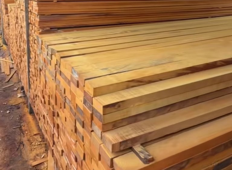Kayu Balok Ulin asli Kalimantan