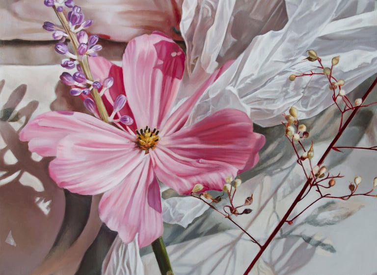 Óleo sobre tabla. Obra de Maite Backman