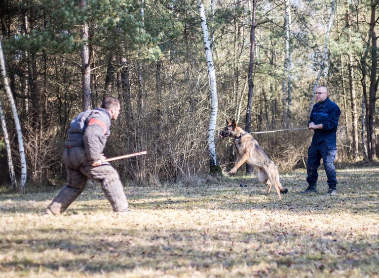 Un entrainement mordant police municipale