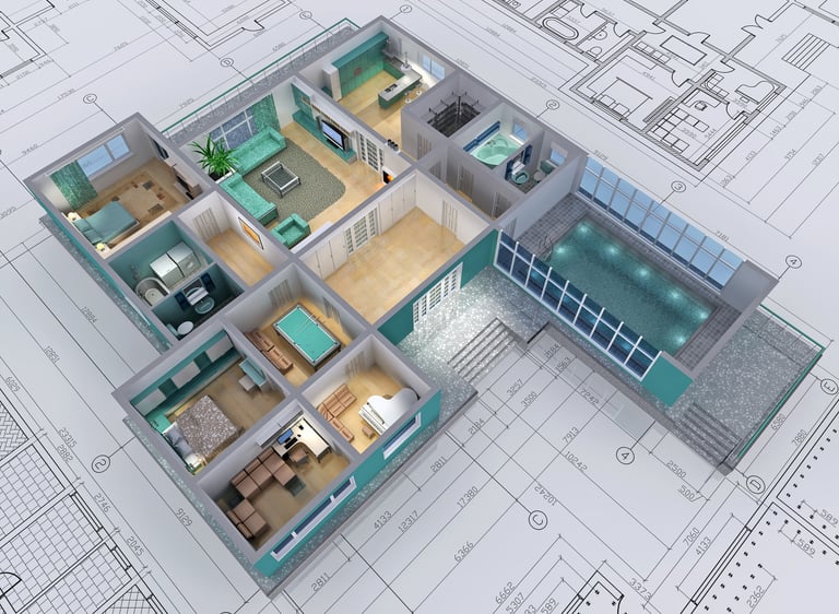 3D architectural rendering in San Fernando Valley