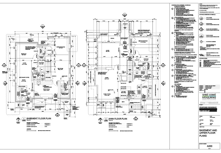 Permit drawings for architectural projects in San Fernando Valley