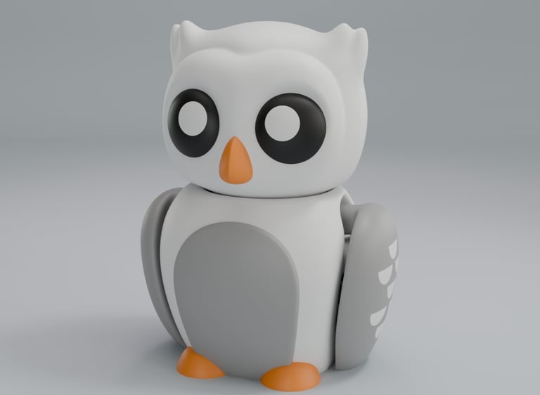 3d printed Owl