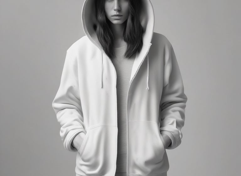 Close-up of a black hoodie with vibrant custom DTF print under dramatic lighting.