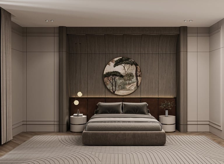 La Féra Interior Design tarafından tasarlanmış modern ve zamansız iç mekan detayı.