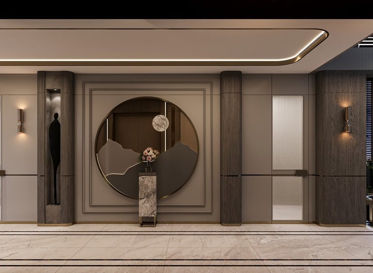 La Féra Interior Design tarafından tasarlanmış lüks villa iç mekan projesi.