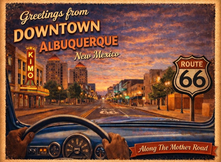 downtown Albuquerque Kimo theater