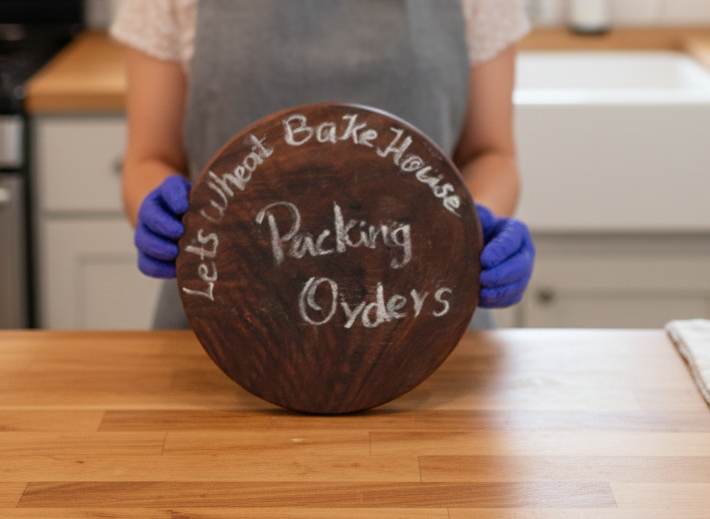 To know your order status from Lets wheat baek house