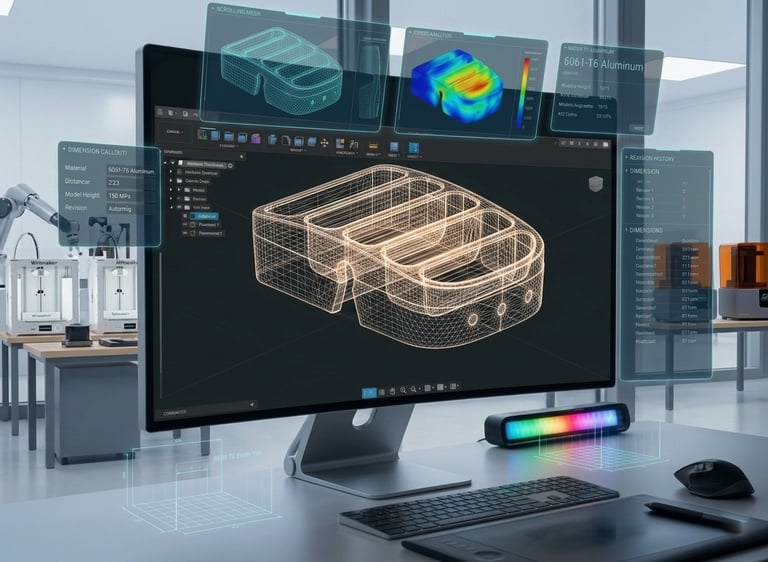 Reproducción de piezas mediante tecnología CAD