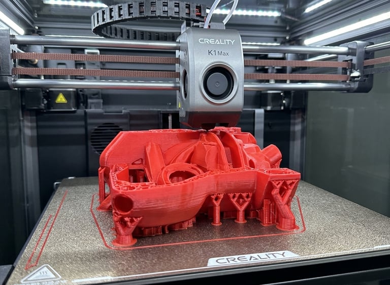 Producción de piezas plásticas con impreión 3D