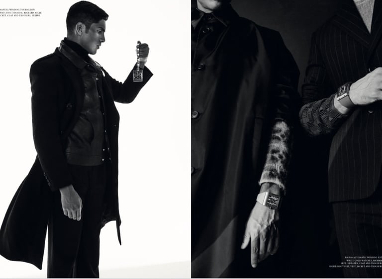Dany Peña modeling portfolio for luxury and lifestyle campaigns