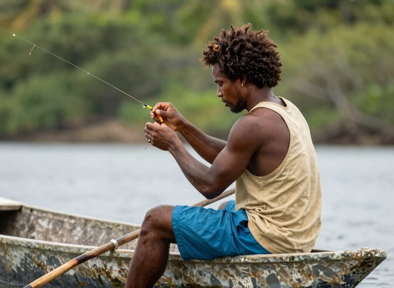 Farmers in a lush green field receiving digital payments on mobile devices.