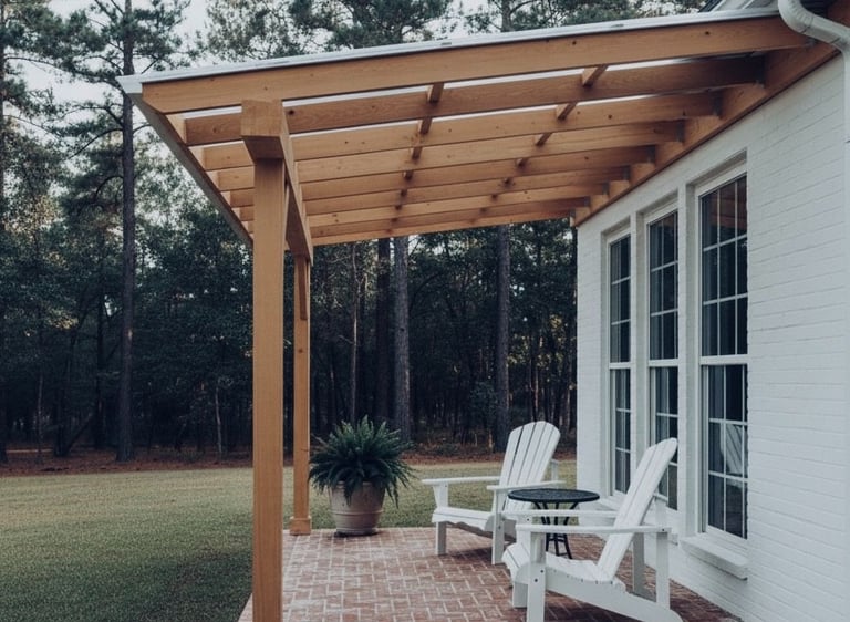 alt="Awning build in Nacogdoches TX"