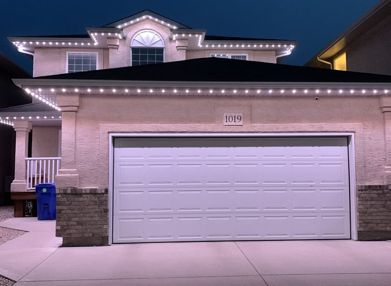 MyLites permanent outdoor lighting installation on a residential home