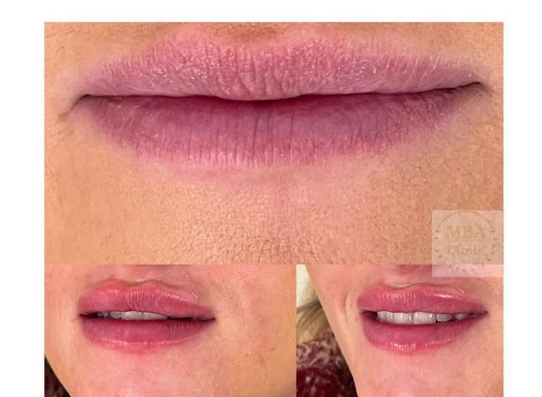 Lip filler at MA SALONS