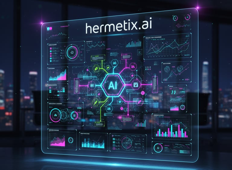 Smart AI business systems showing predictive insights from the best AI course.