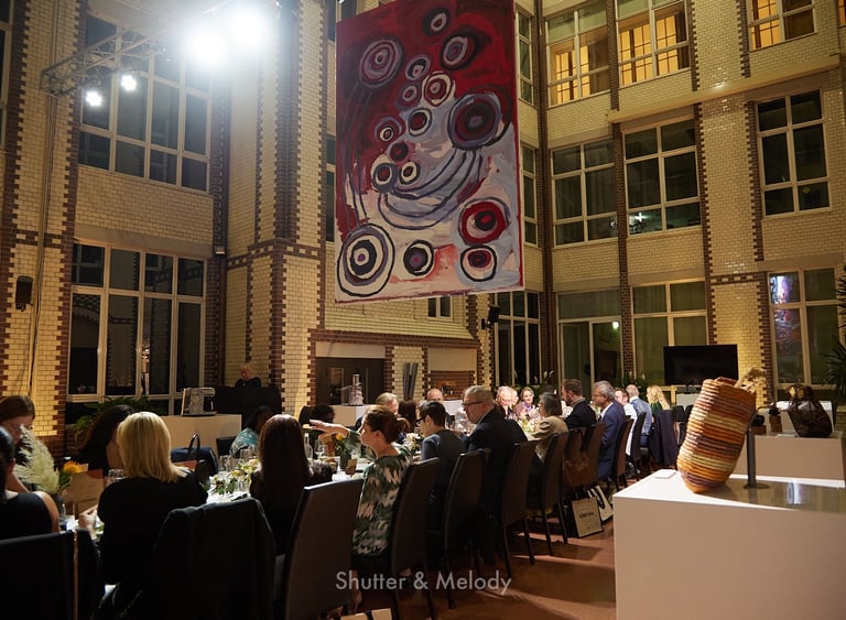 Eine Dinner-Veranstaltung in der australischen Botschaft in Berlin.