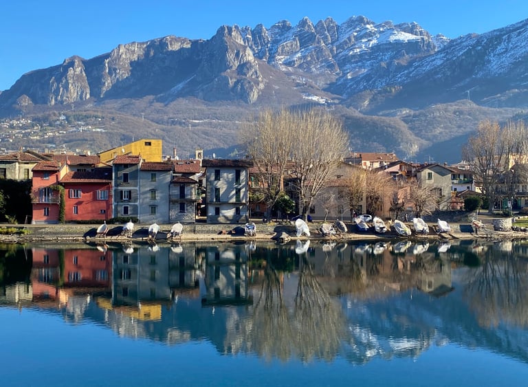 Pescarenico in Lecco, iconic location of Alessandro Manzoni’s novel The Betrothed, with traditional