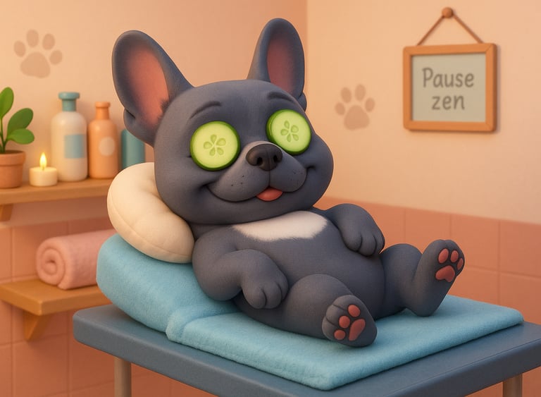 Prestation : Spa, Mascotte Ulya de M. É câline salon de toilettage 