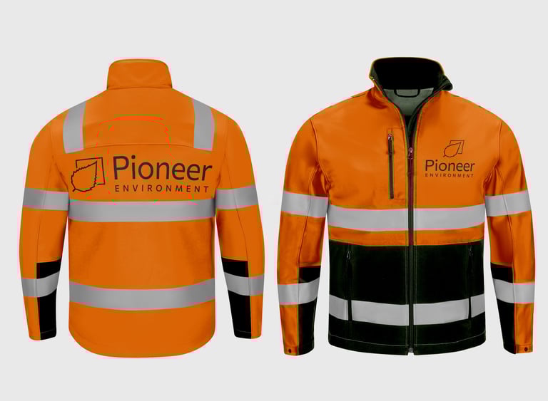 PPE design for branded ecology company