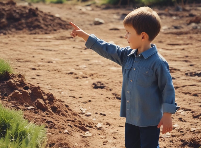 Spacious green land plot surrounded by mature trees, ready for building a family home.